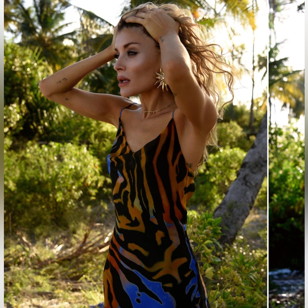 Rat and Boa Maxi Dress